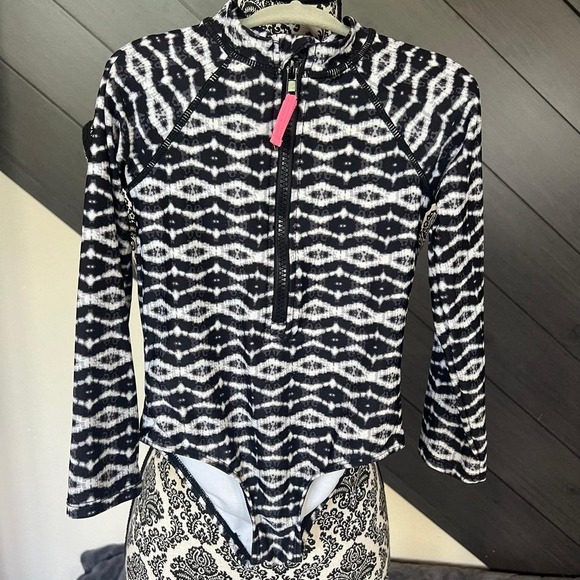 Limited Too Long‎ Sleeve One Piece Swimsuit - Picture 1 of 4
